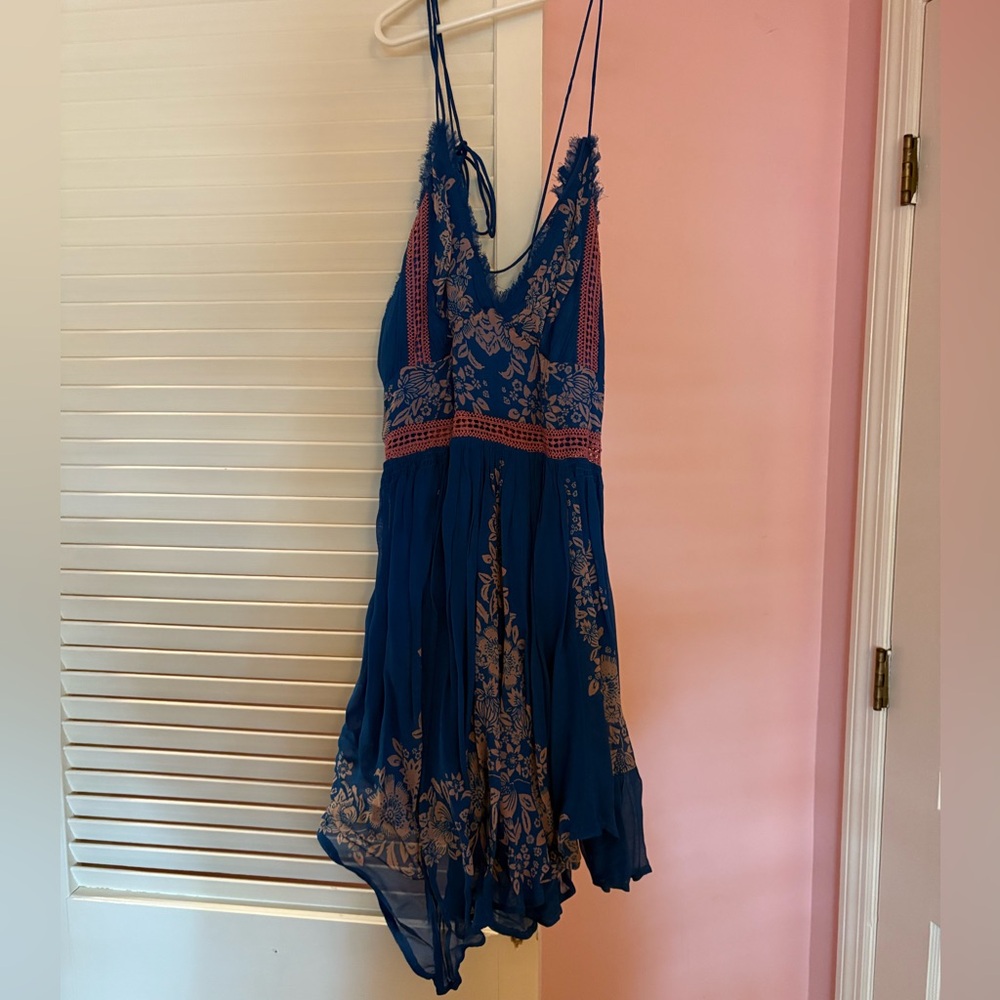 Free People summer asymetrical mini dress